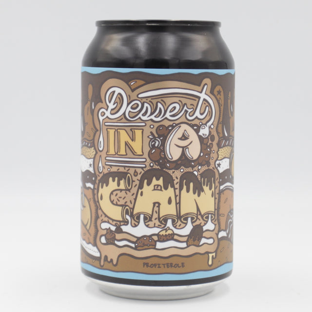 This is a can of Amundsen - Dessert In A Can: Profiterole - 10.5% (330ml). It is a Imperial Stout / Porter craft beer available to buy from Ghost Whale, voted London's best craft beer shop.