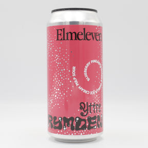This is a can of Elmeleven - PULP: Yttre Rymden - 5% (440ml). It is a Sour craft beer available to buy from Ghost Whale, voted London's best craft beer shop.