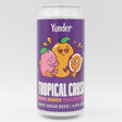 This is a can of Yonder - Tropical Crush - 4.5% (440ml). It is a Sour craft beer available to buy from Ghost Whale, voted London's best craft beer shop.