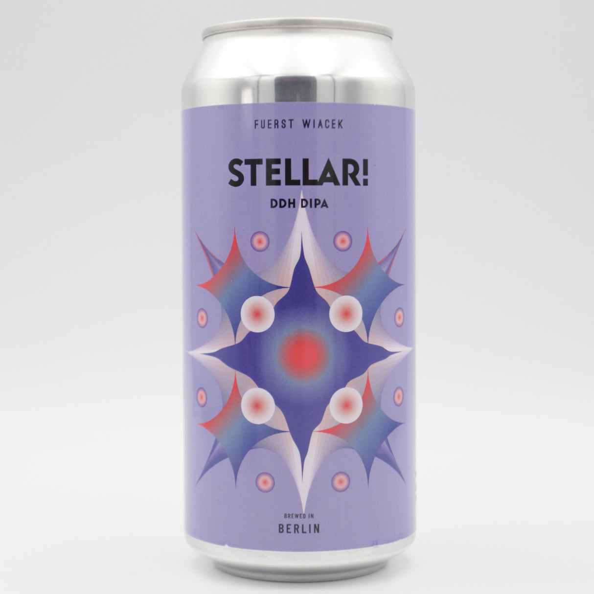 This is a can of Fuerst Wiacek / Third Moon - Stellar! - 8% (440ml). It is a Double IPA craft beer available to buy from Ghost Whale, voted London's best craft beer shop.