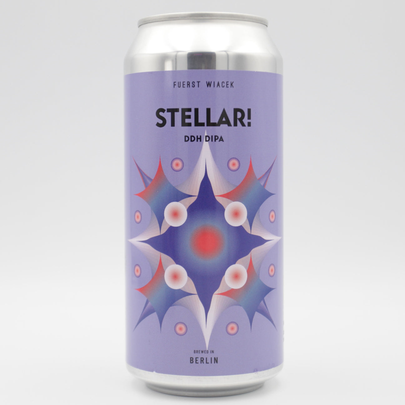 This is a can of Fuerst Wiacek / Third Moon - Stellar! - 8% (440ml). It is a Double IPA craft beer available to buy from Ghost Whale, voted London's best craft beer shop.