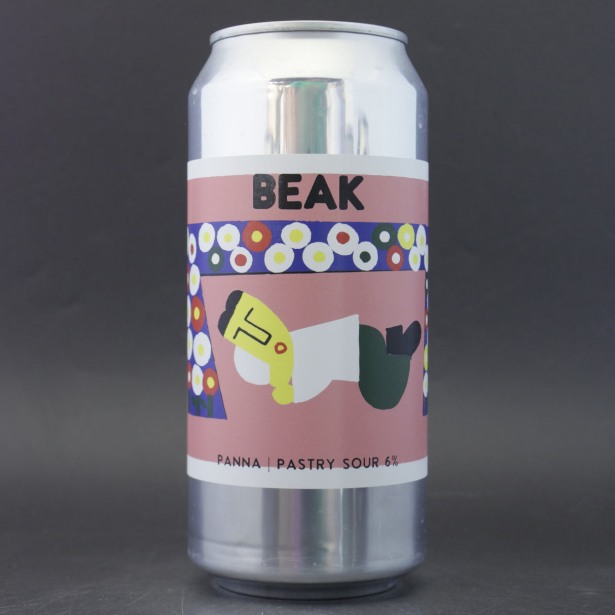This is a can of Beak Brewery - Panna - 6% (440ml). It is a Sour craft beer available to buy from Ghost Whale, voted London's best craft beer shop.
