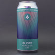 This is a can of Drop Project - Slope - 5% (440ml). It is a Pale Ale craft beer available to buy from Ghost Whale, voted London's best craft beer shop.