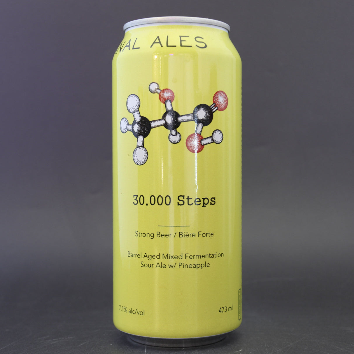 This is a can of Trial & Ale - 30,000 Steps - 7.1% (473ml). It is a Sour craft beer available to buy from Ghost Whale, voted London's best craft beer shop.