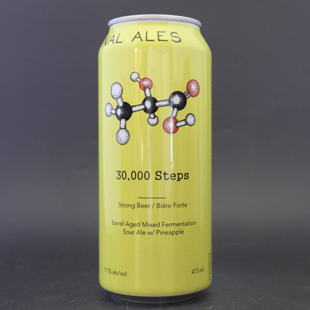This is a can of Trial & Ale - 30,000 Steps - 7.1% (473ml). It is a Sour craft beer available to buy from Ghost Whale, voted London's best craft beer shop.