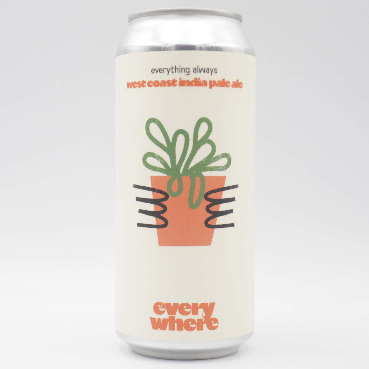 This is a can of everywhere  - everything always - 6.3% (473ml). It is a IPA craft beer available to buy from Ghost Whale, voted London's best craft beer shop.