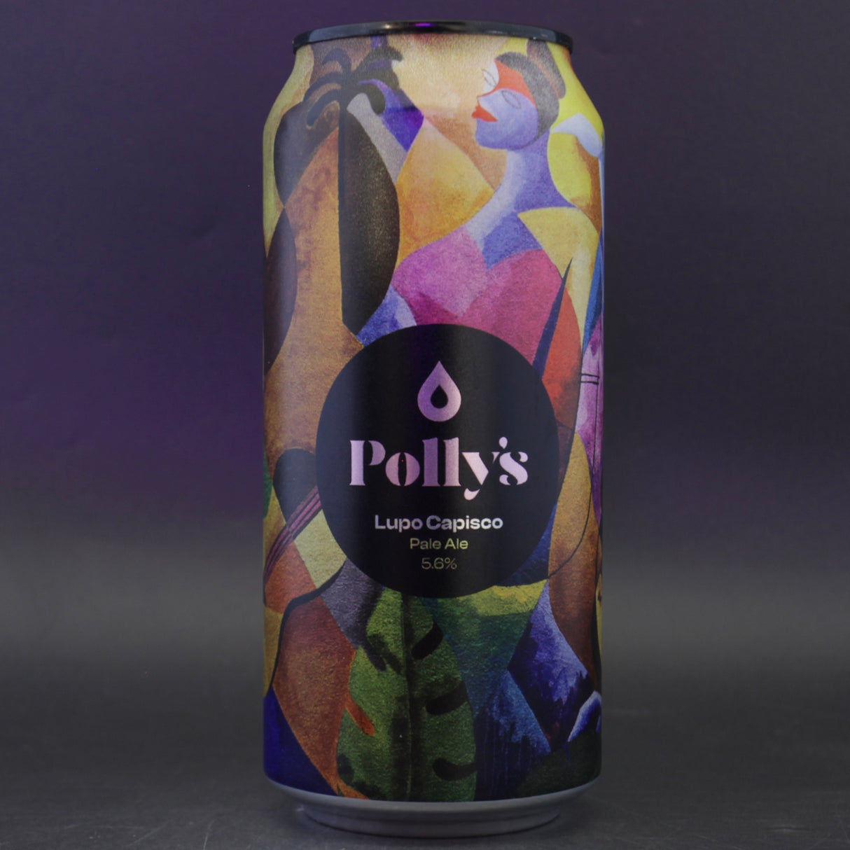 This is a can of Polly's Brew Co - Lupo Capisco - 5.6% (440ml). It is a Pale Ale craft beer available to buy from Ghost Whale, voted London's best craft beer shop.