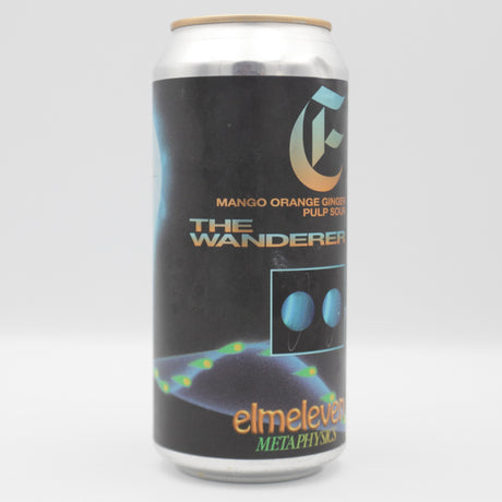 This is a can of Elm Eleven - PULP: The Wanderer - 5% (440ml). It is a Sour craft beer available to buy from Ghost Whale, voted London's best craft beer shop.