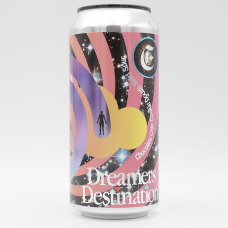 This is a can of Elmeleven - SWIRL: Dreamers Destination - 5% (440ml). It is a Sour craft beer available to buy from Ghost Whale, voted London's best craft beer shop.