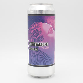 This is a can of Makemake - Lady Stardust - 6% (500ml). It is a Sour craft beer available to buy from Ghost Whale, voted London's best craft beer shop.