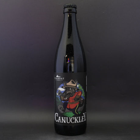 This is a bottle of Transient - Canuckley - 14.5% (500ml). It is a Imperial Stout / Porter craft beer available to buy from Ghost Whale, voted London's best craft beer shop.