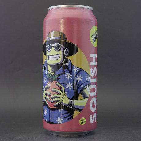 This is a can of Only With Love - Squish - 5.5% (440ml). It is a IPA craft beer available to buy from Ghost Whale, voted London's best craft beer shop.