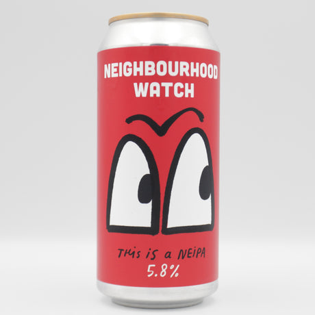 This is a can of Pretty Decent - Neighbourhood Watch - 5.8% (440ml). It is a IPA craft beer available to buy from Ghost Whale, voted London's best craft beer shop.