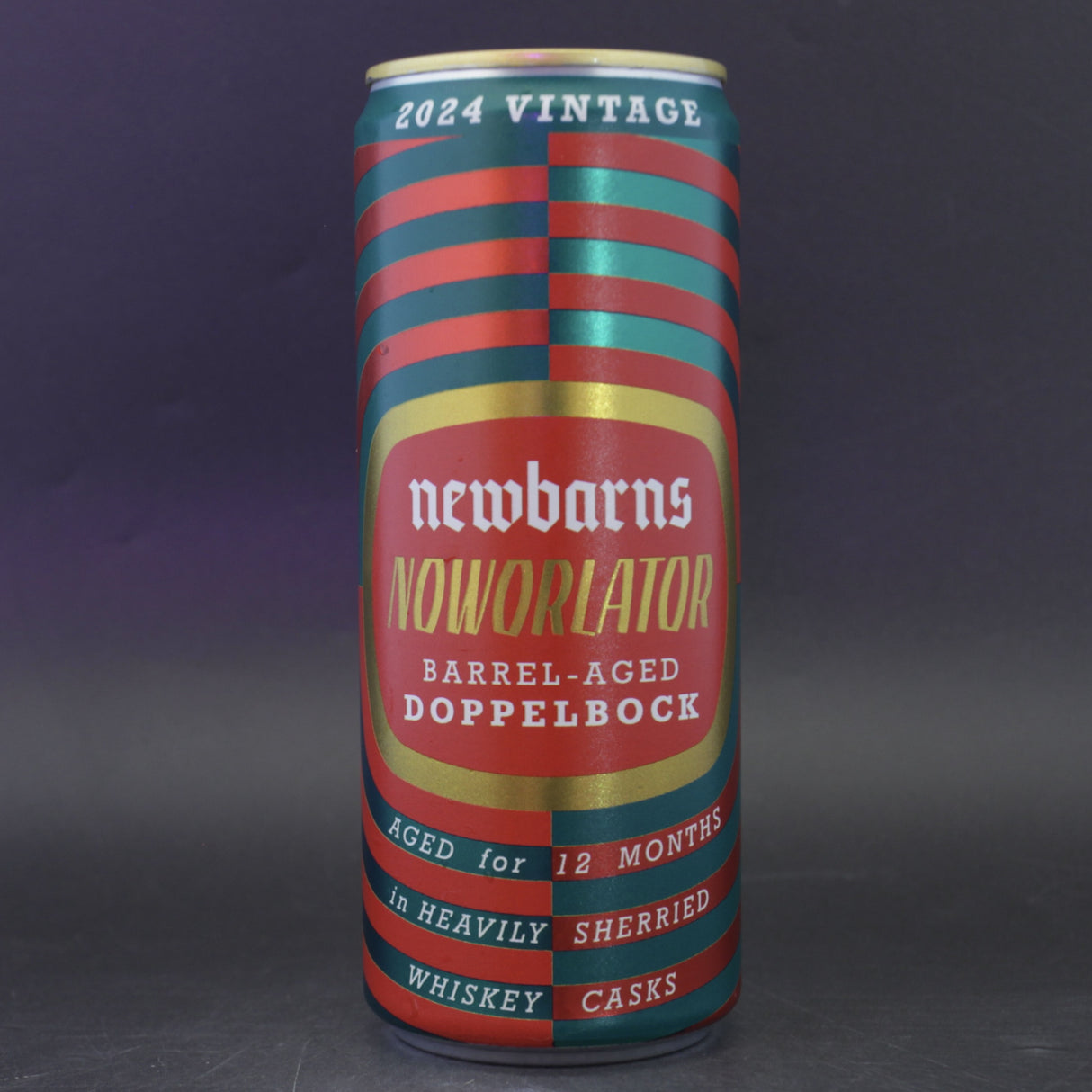 This is a can of Newbarns - Noworlator - 8.2% (330ml). It is a Lager / Pilsner / Kölsch craft beer available to buy from Ghost Whale, voted London's best craft beer shop.