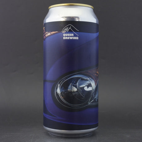 This is a can of Queer Brewing - She Drives A Subaru - 6.2% (440ml). It is a IPA craft beer available to buy from Ghost Whale, voted London's best craft beer shop.