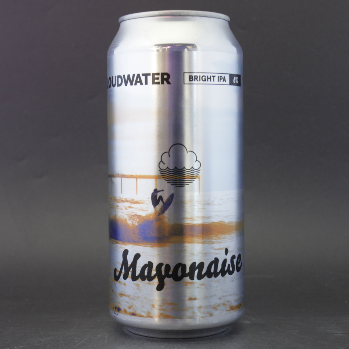 This is a can of Cloudwater - Mayonaise - 6% (440ml). It is a IPA craft beer available to buy from Ghost Whale, voted London's best craft beer shop.