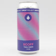 This is a can of Drop Project - Scoff - 3.5% (440ml). It is a Pale Ale craft beer available to buy from Ghost Whale, voted London's best craft beer shop.