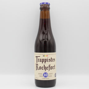 This is a bottle of Trappistes Rochefort - 10 - 11.3% (330ml). It is a Belgian Style craft beer available to buy from Ghost Whale, voted London's best craft beer shop.