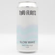This is a can of Two Flints - Slow Wake - 5.2% (440ml). It is a Pale Ale craft beer available to buy from Ghost Whale, voted London's best craft beer shop.