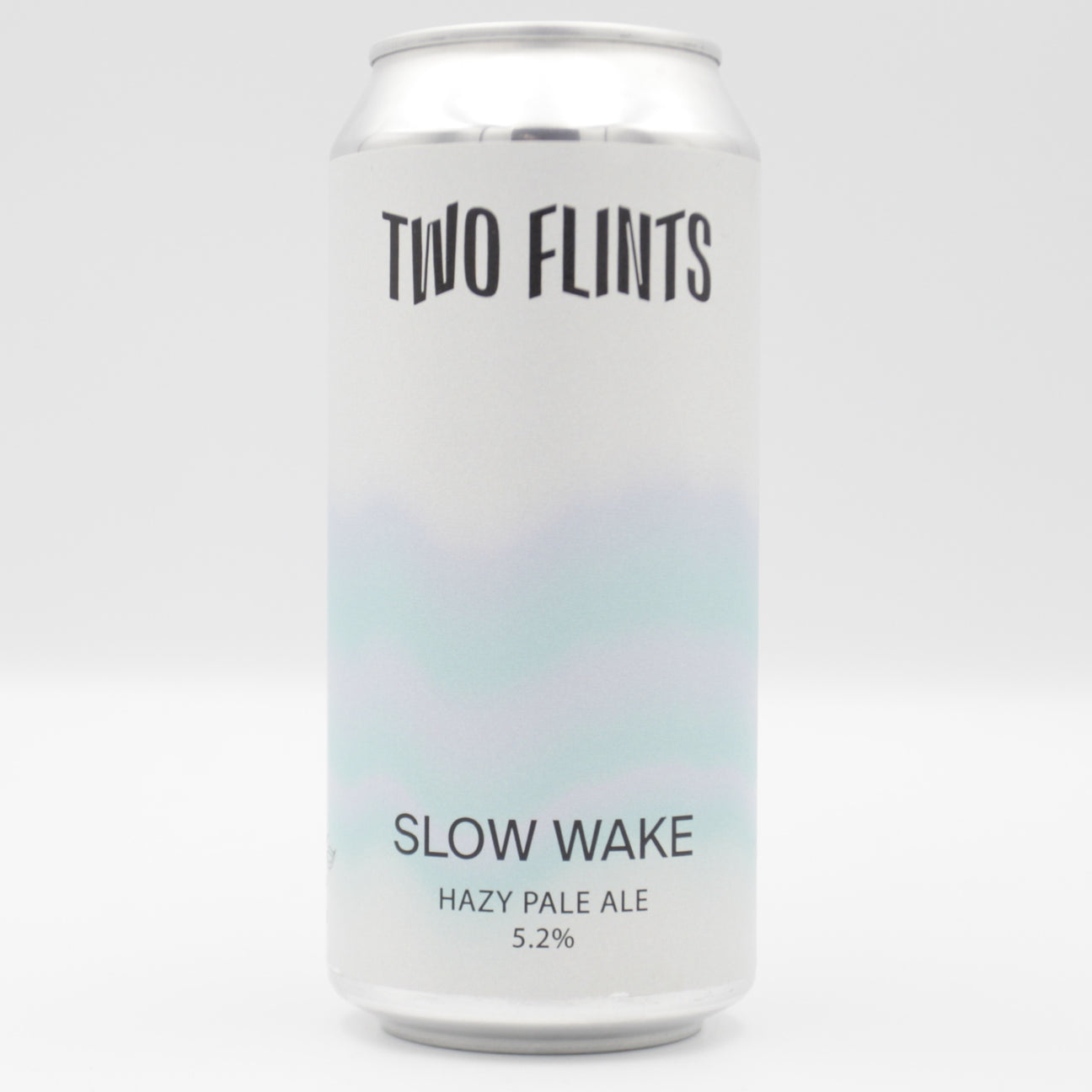 This is a can of Two Flints - Slow Wake - 5.2% (440ml). It is a Pale Ale craft beer available to buy from Ghost Whale, voted London's best craft beer shop.