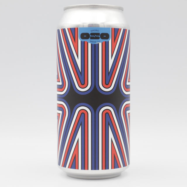 This is a can of OSO Brewing / Verdant / Prizm - Aura - 7% (440ml). It is a IPA craft beer available to buy from Ghost Whale, voted London's best craft beer shop.