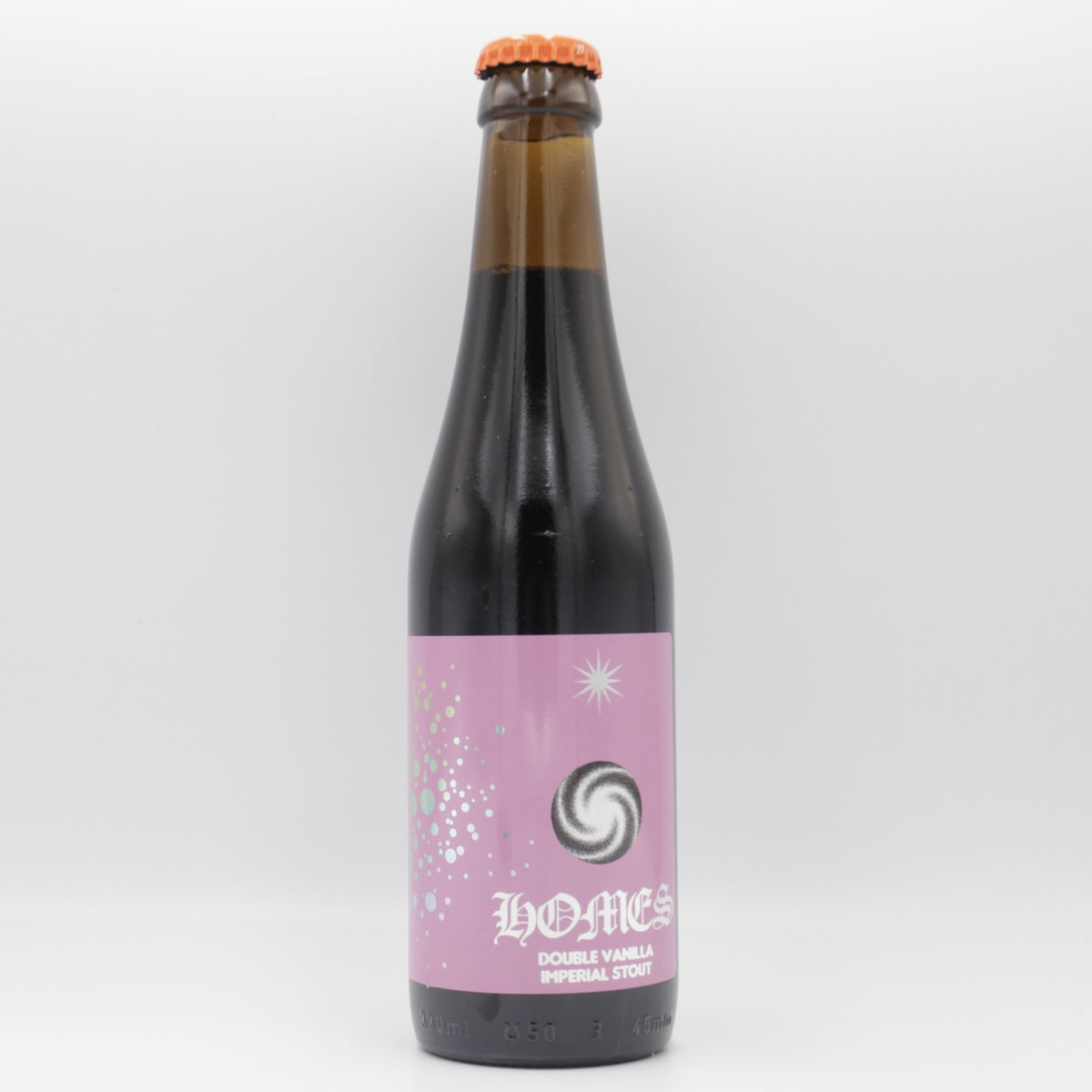 This is a bottle of Elmeleven - Homes - 11.5% (330ml). It is a Imperial Stout / Porter craft beer available to buy from Ghost Whale, voted London's best craft beer shop.