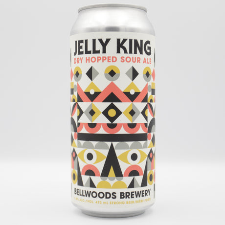 This is a can of Bellwoods - Jelly King - 5.6% (473ml). It is a Sour craft beer available to buy from Ghost Whale, voted London's best craft beer shop.