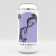 This is a can of Factory Brewing - Our Eternity - 7.3% (440ml). It is a IPA craft beer available to buy from Ghost Whale, voted London's best craft beer shop.