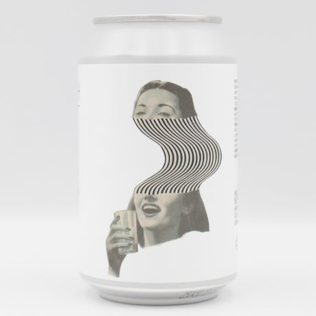 This is a can of Whiplash - Never Drinking Again - 0.5% (330ml). It is a Pale Ale craft beer available to buy from Ghost Whale, voted London's best craft beer shop.