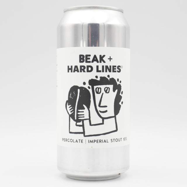 This is a can of Beak - Percolate - 10% (440ml). It is a Imperial Stout / Porter craft beer available to buy from Ghost Whale, voted London's best craft beer shop.