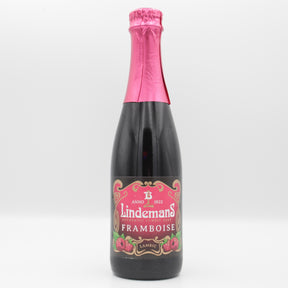 This is a bottle of Lindemans - Framboise - 2.5% (355ml). It is a Lambic craft beer available to buy from Ghost Whale, voted London's best craft beer shop.