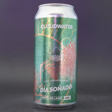 This is a can of Cloudwater - Dia Soñado - 4.5% (440ml). It is a Lager / Pilsner / Kölsch craft beer available to buy from Ghost Whale, voted London's best craft beer shop.