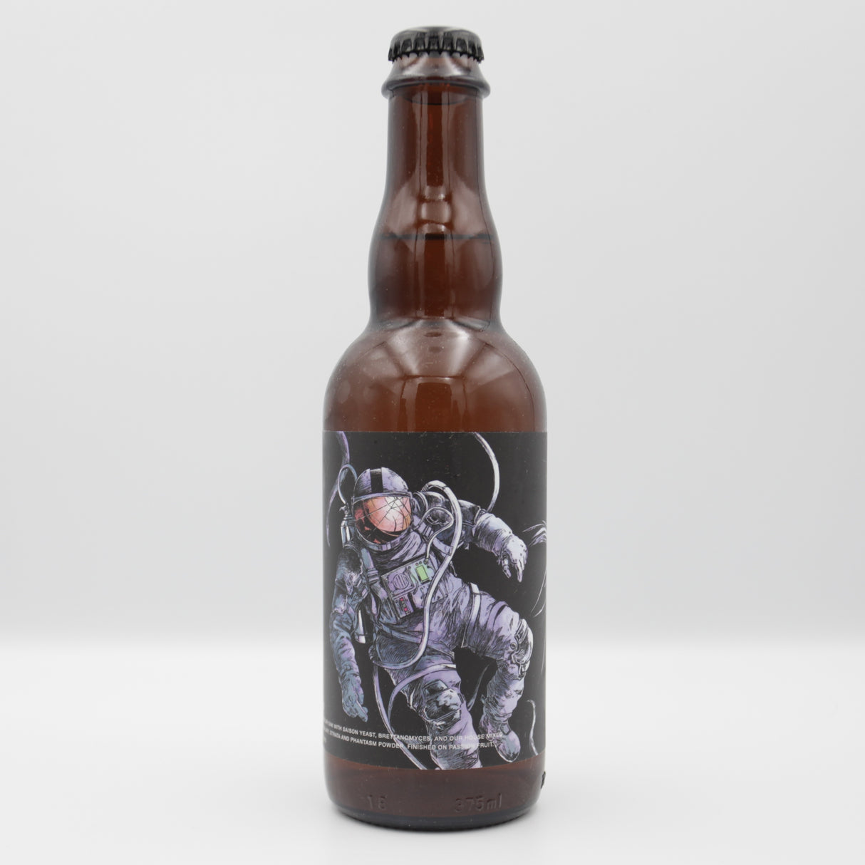 This is a bottle of Anchorage - Interstellar Void - 7% (375ml). It is a Saison craft beer available to buy from Ghost Whale, voted London's best craft beer shop.
