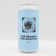 This is a can of Pomona Island - The Reason for Aviation - 5.2% (440ml). It is a Pale Ale craft beer available to buy from Ghost Whale, voted London's best craft beer shop.