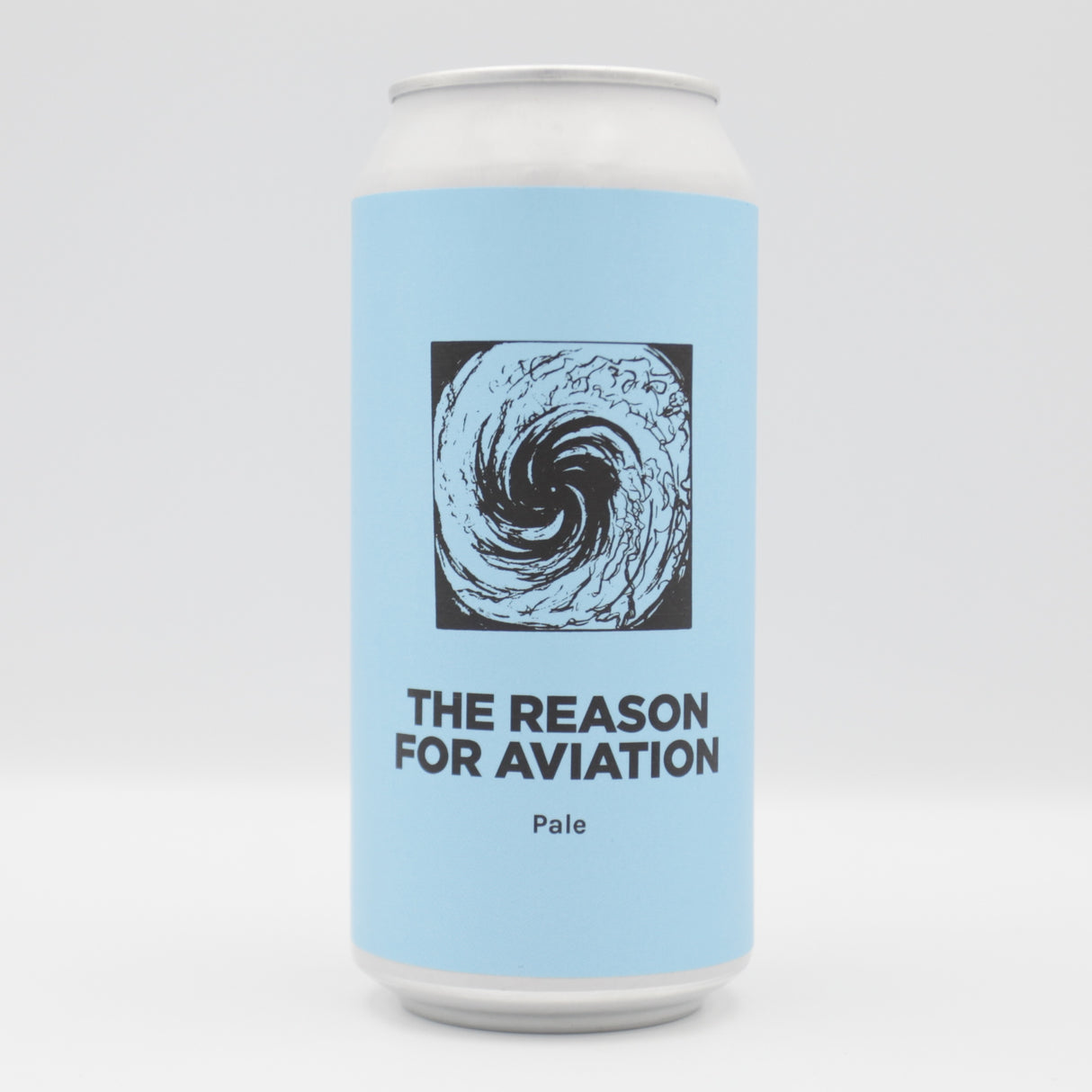 This is a can of Pomona Island - The Reason for Aviation - 5.2% (440ml). It is a Pale Ale craft beer available to buy from Ghost Whale, voted London's best craft beer shop.