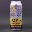 This is a can of Utopian - Dortmund Export - 5.2% (440ml). It is a Lager / Pilsner / Kölsch craft beer available to buy from Ghost Whale, voted London's best craft beer shop.