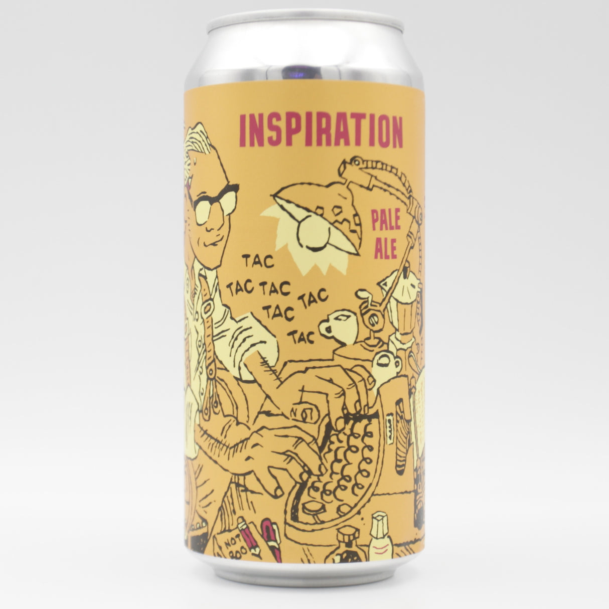This is a can of Burning Sky - Inspiration - 4.8% (440ml). It is a Pale Ale craft beer available to buy from Ghost Whale, voted London's best craft beer shop.