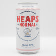 This is a can of Heaps Normal - Quiet XPA - 0.5% (375ml). It is a Pale Ale craft beer available to buy from Ghost Whale, voted London's best craft beer shop.