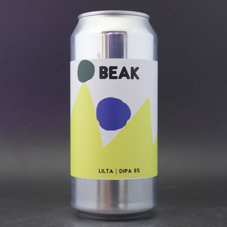 This is a can of Beak Brewery - Lilta - 8% (440ml). It is a Double IPA craft beer available to buy from Ghost Whale, voted London's best craft beer shop.