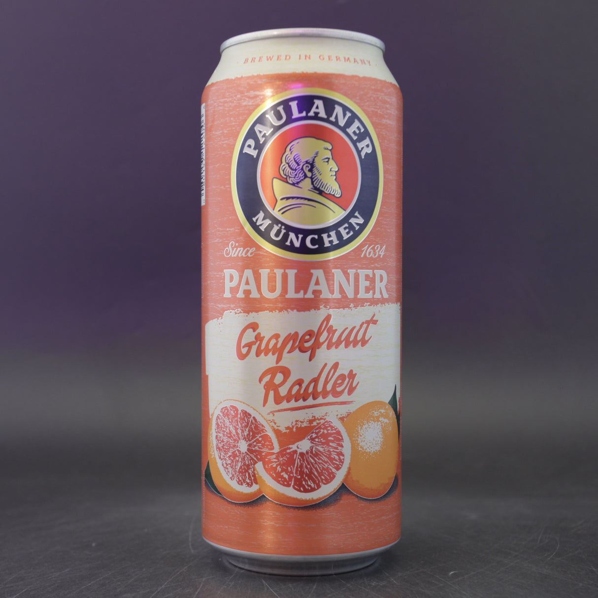 This is a can of Paulaner - Grapefruit Radler - 2.5% (500ml). It is a Radler craft beer available to buy from Ghost Whale, voted London's best craft beer shop.