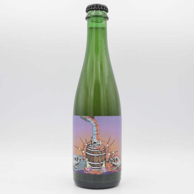 This is a bottle of Holy Goat - Funk Weapon 2026 - 6.2% (375ml). It is a Wild Ale craft beer available to buy from Ghost Whale, voted London's best craft beer shop.