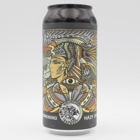 This is a can of Amundsen - The Summoning - 7.3% (440ml). It is a IPA craft beer available to buy from Ghost Whale, voted London's best craft beer shop.