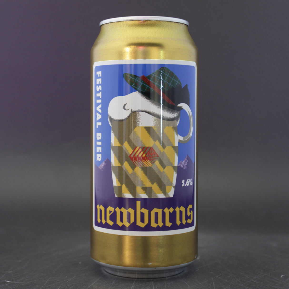 This is a can of Newbarns - Festbier 2025 - 5.6% (440ml). It is a Lager / Pilsner / Kölsch craft beer available to buy from Ghost Whale, voted London's best craft beer shop.