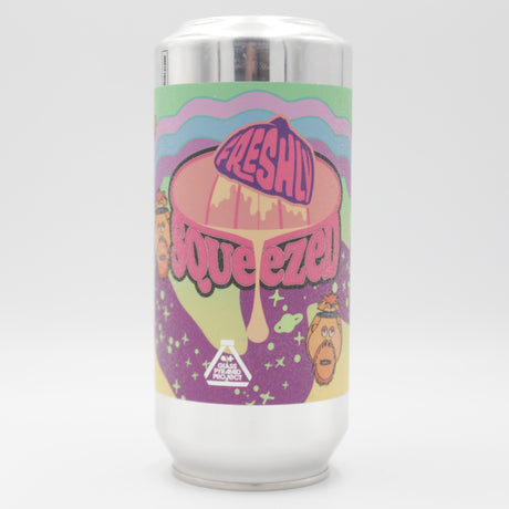 This is a can of Glass Pyramid Project / Tripping Animals - Freshly Squeezed x Tripping On Heroes - 4% (440ml). It is a Sour craft beer available to buy from Ghost Whale, voted London's best craft beer shop.