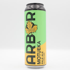 This is a can of Arbor - Motueka Gluten Free - 4% (568ml). It is a Pale Ale craft beer available to buy from Ghost Whale, voted London's best craft beer shop.