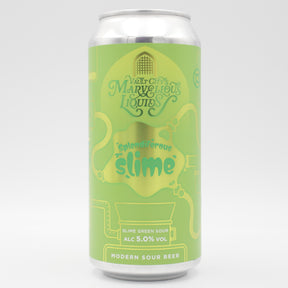 This is a can of Vault City - Marvelous Liquids: Splendiferous Slime - 5% (440ml). It is a Sour craft beer available to buy from Ghost Whale, voted London's best craft beer shop.