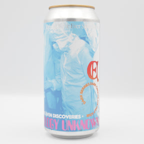 This is a can of Elm Eleven - PULP: Technology Unknown - 5% (440ml). It is a Sour craft beer available to buy from Ghost Whale, voted London's best craft beer shop.