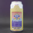 This is a can of Left Handed Giant - Friday Magic - 6.5% (440ml). It is a IPA craft beer available to buy from Ghost Whale, voted London's best craft beer shop.