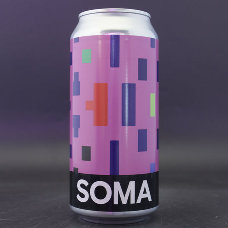 This is a can of SOMA - Cheat Code - 8% (440ml). It is a Double IPA craft beer available to buy from Ghost Whale, voted London's best craft beer shop.