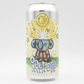 This is a can of Left Handed Giant - Open Mind - 5.5% (440ml). It is a Pale Ale craft beer available to buy from Ghost Whale, voted London's best craft beer shop.